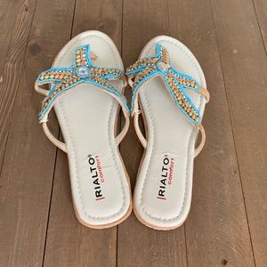 Rialto Beachy Thong Sandals, Size 7